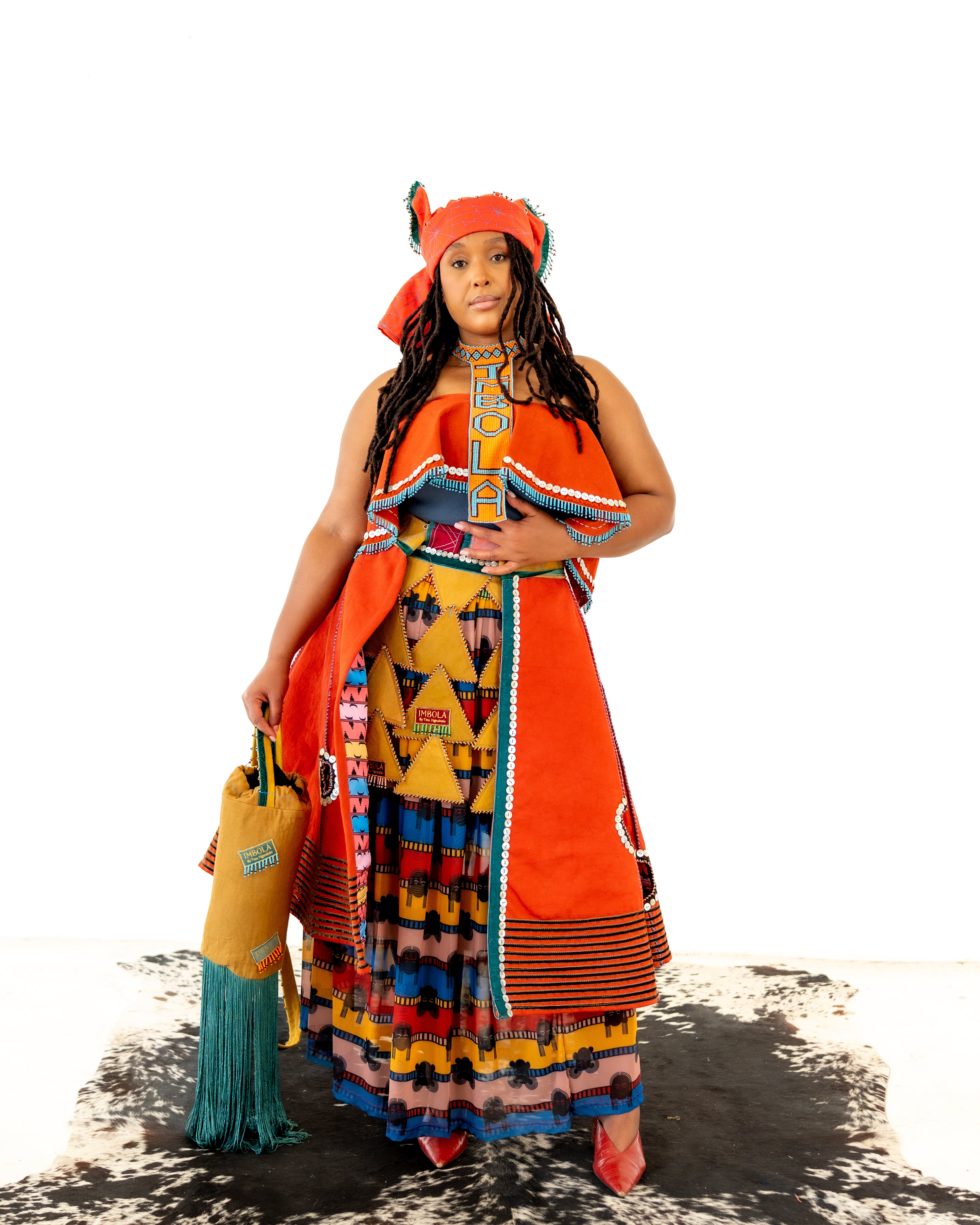 Imbola 'Nxili' Round Shaped Bag