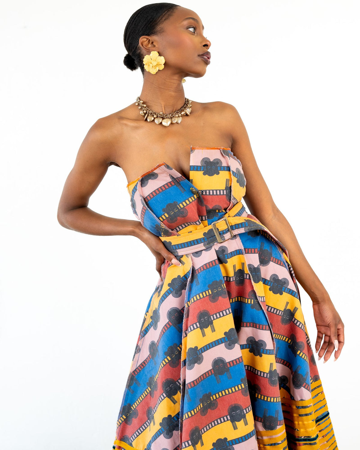 Imbola Mam-Bhele Print Mbhaco Dress