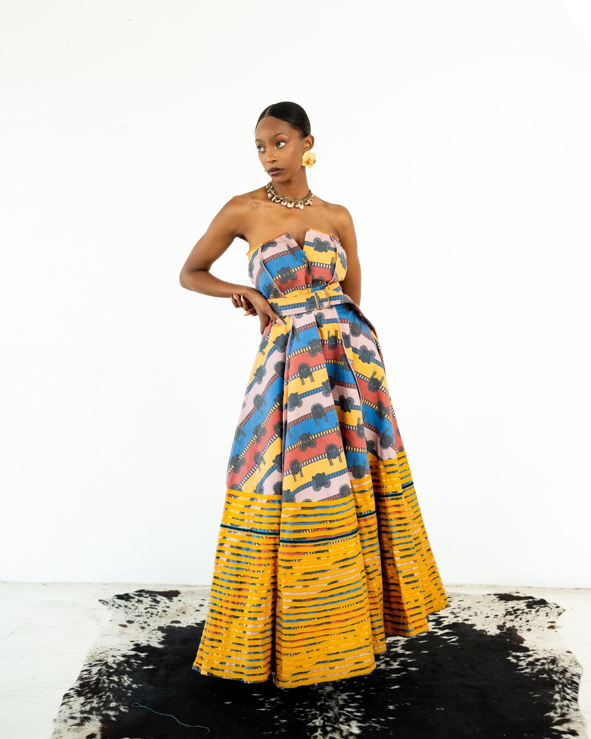 Imbola Mam-Bhele Print Mbhaco Dress